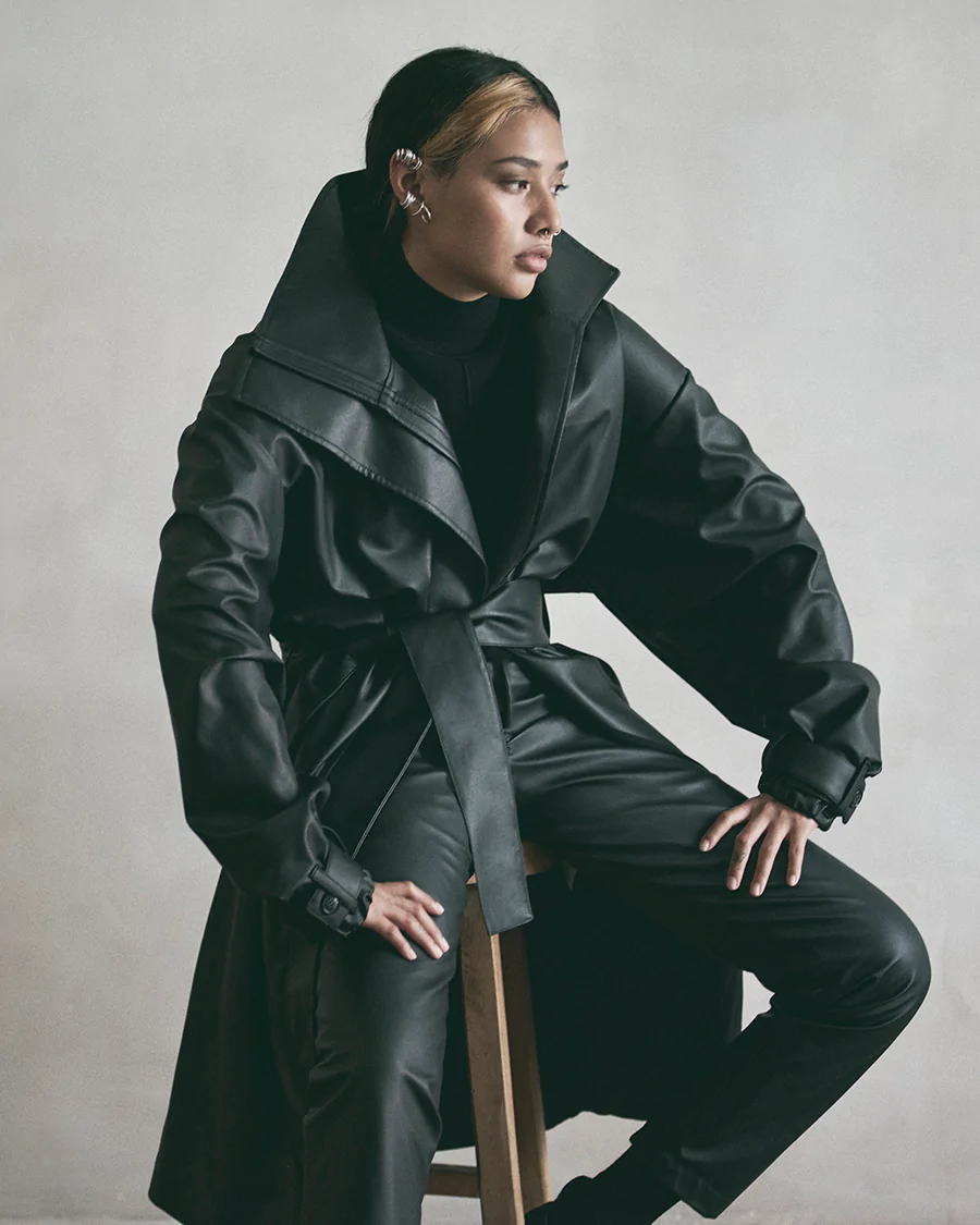 Sentient vegan Haven Trench Coat