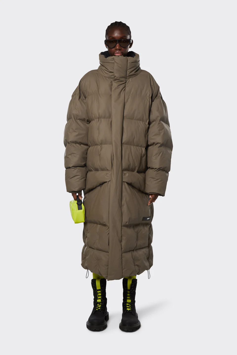 Rains Block puffer coat