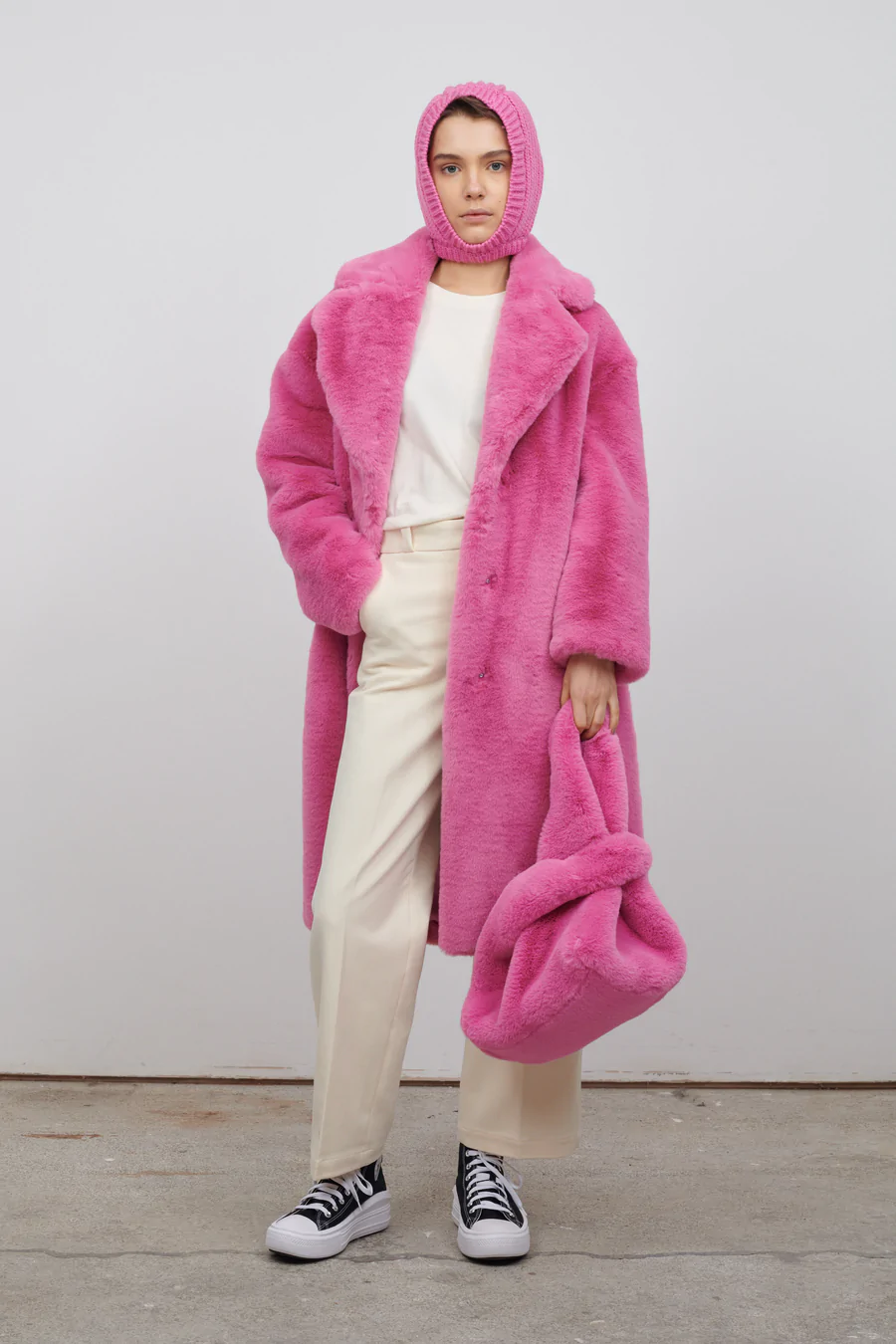 Katie faux fur vegan coat Jakke UK
