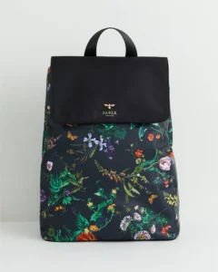 Fable England botanical pumpkin black backpack