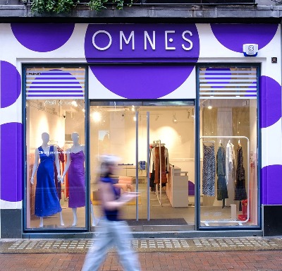Omnes pop up shop on Carnaby Street