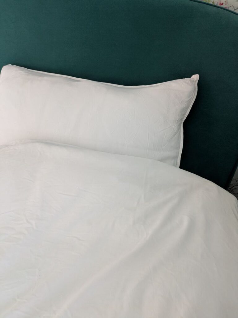 Picture of Panda London bedding on my bed